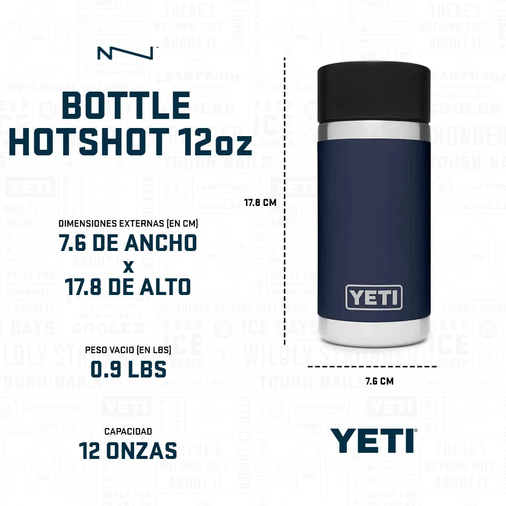 21071050009 TERMO RAMBLER 12 oz BLANCO MARCA YETI