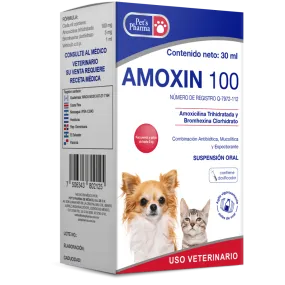 Amoxin Solución Oral 30ml - Pet's Pharma