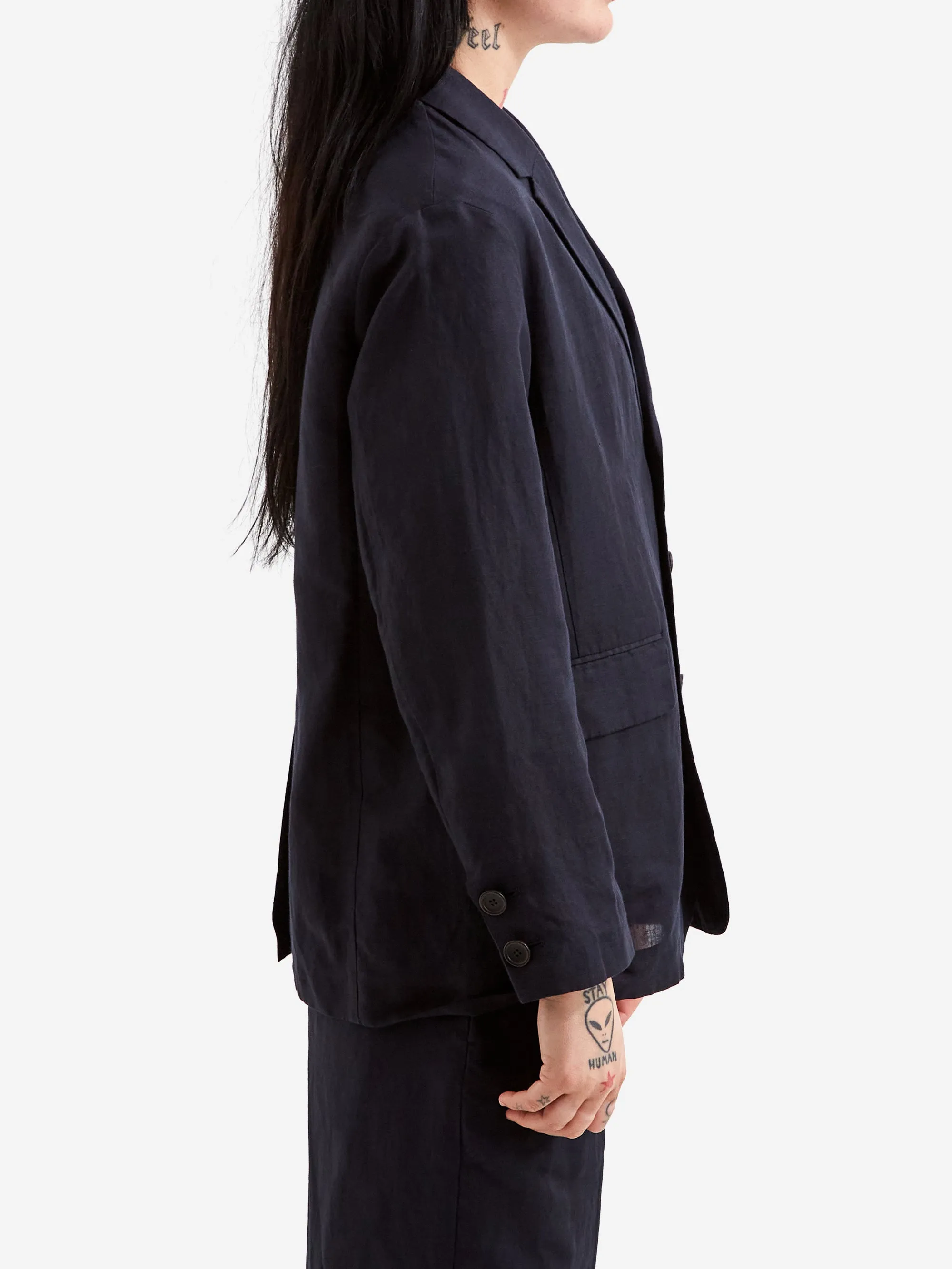 Beams Boy 3 Button Jacket - Dark Navy