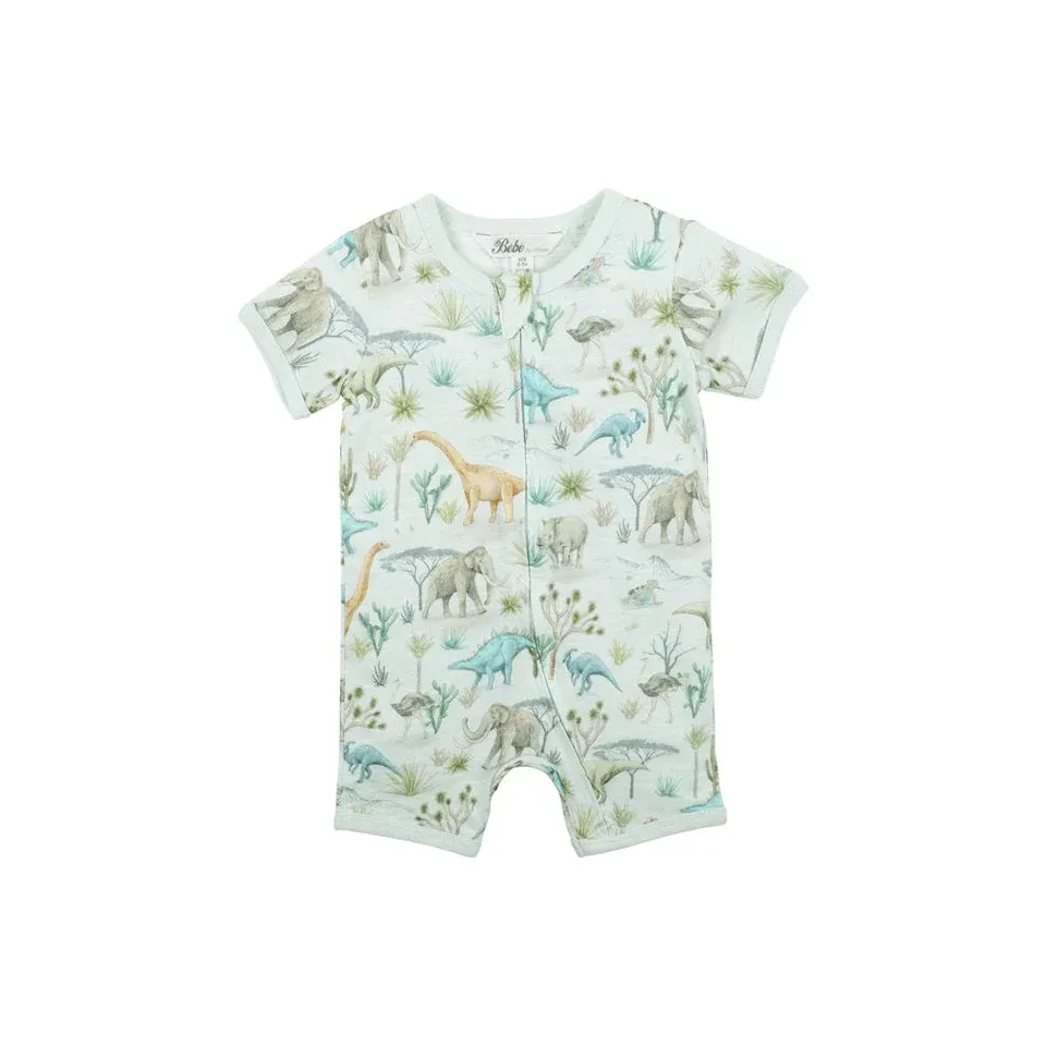 Bebe Baby Kai SS Zip Romper - Kai Print