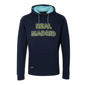 Bernabéu Neon Lights Sudadera Capucha Print Azul