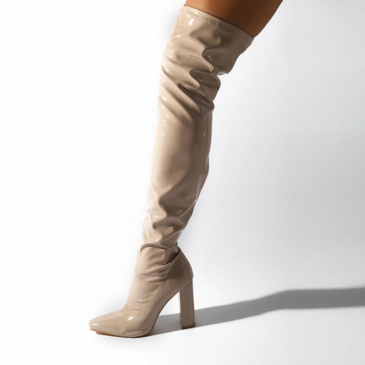 Botas Sofya nude