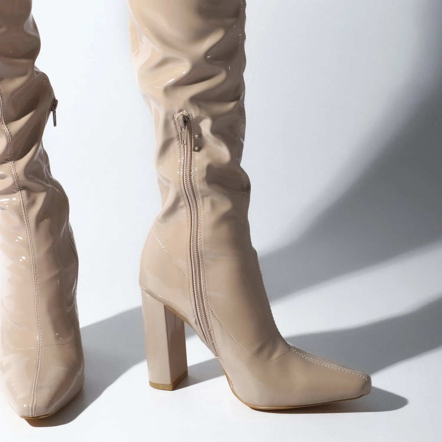 Botas Sofya nude