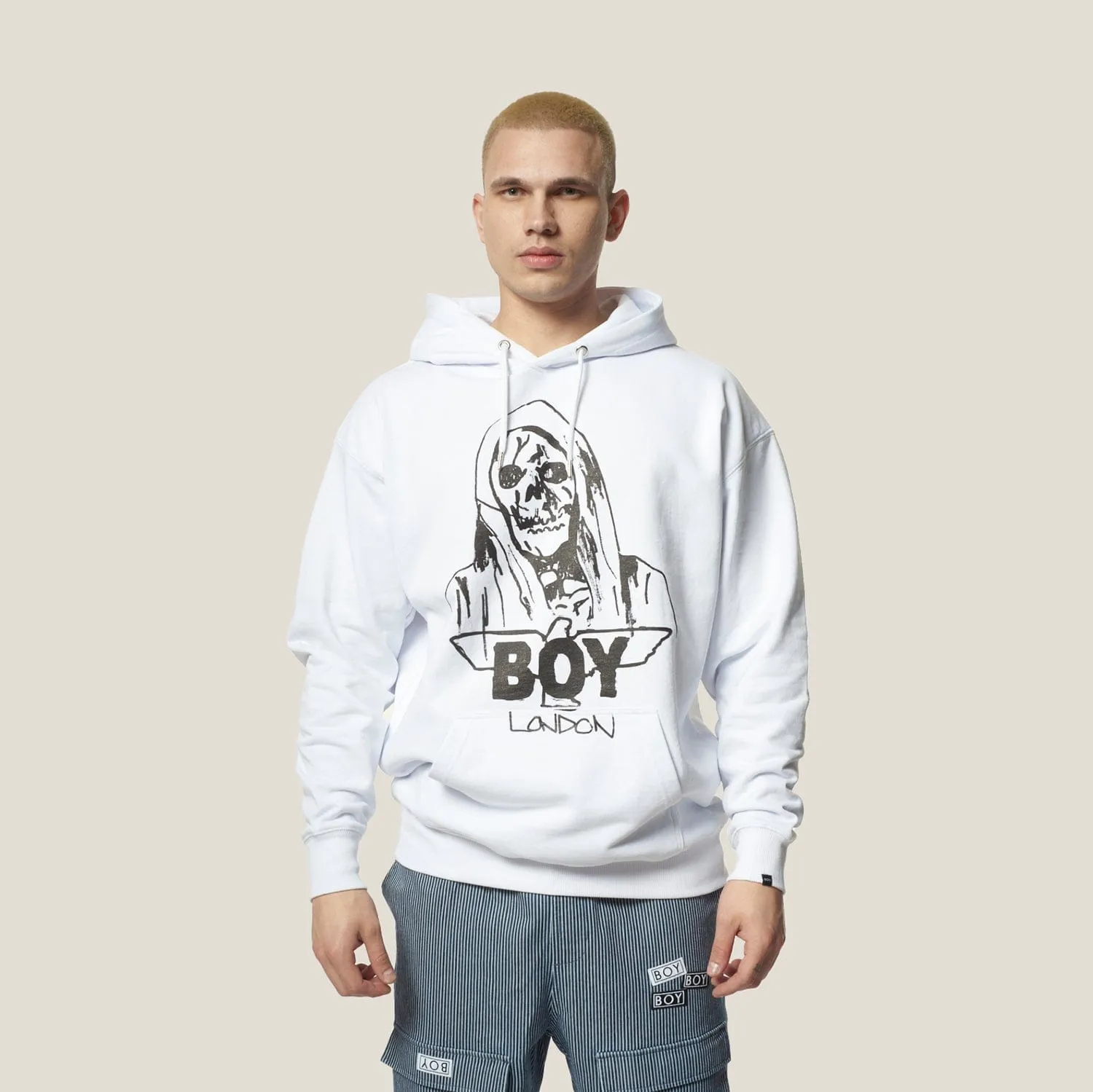 BOY REAPER HOOD - WHITE