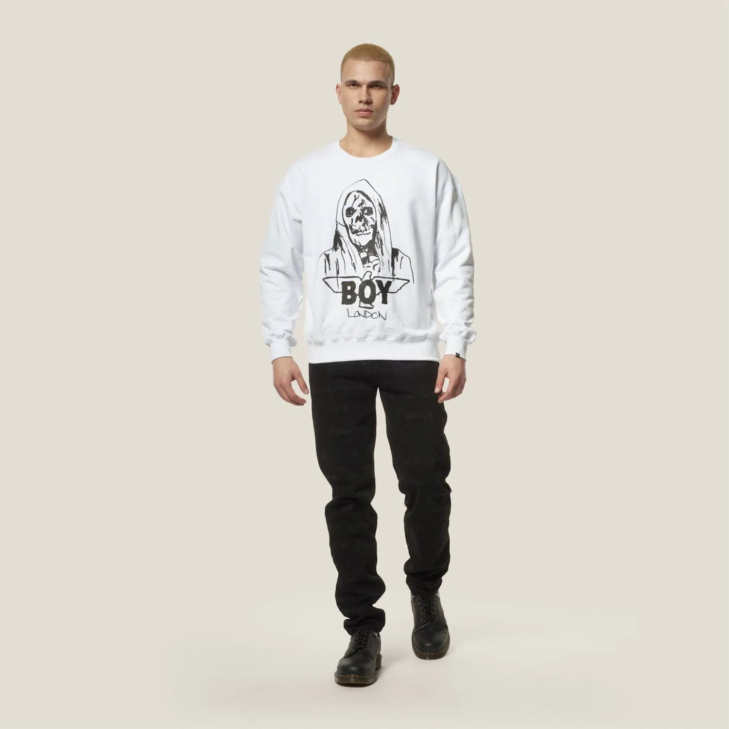 BOY REAPER SWEAT - WHITE