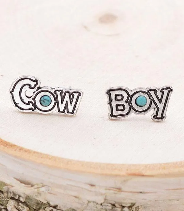 Cow Boy EARRINGS