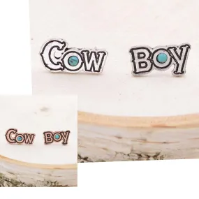 Cow Boy EARRINGS