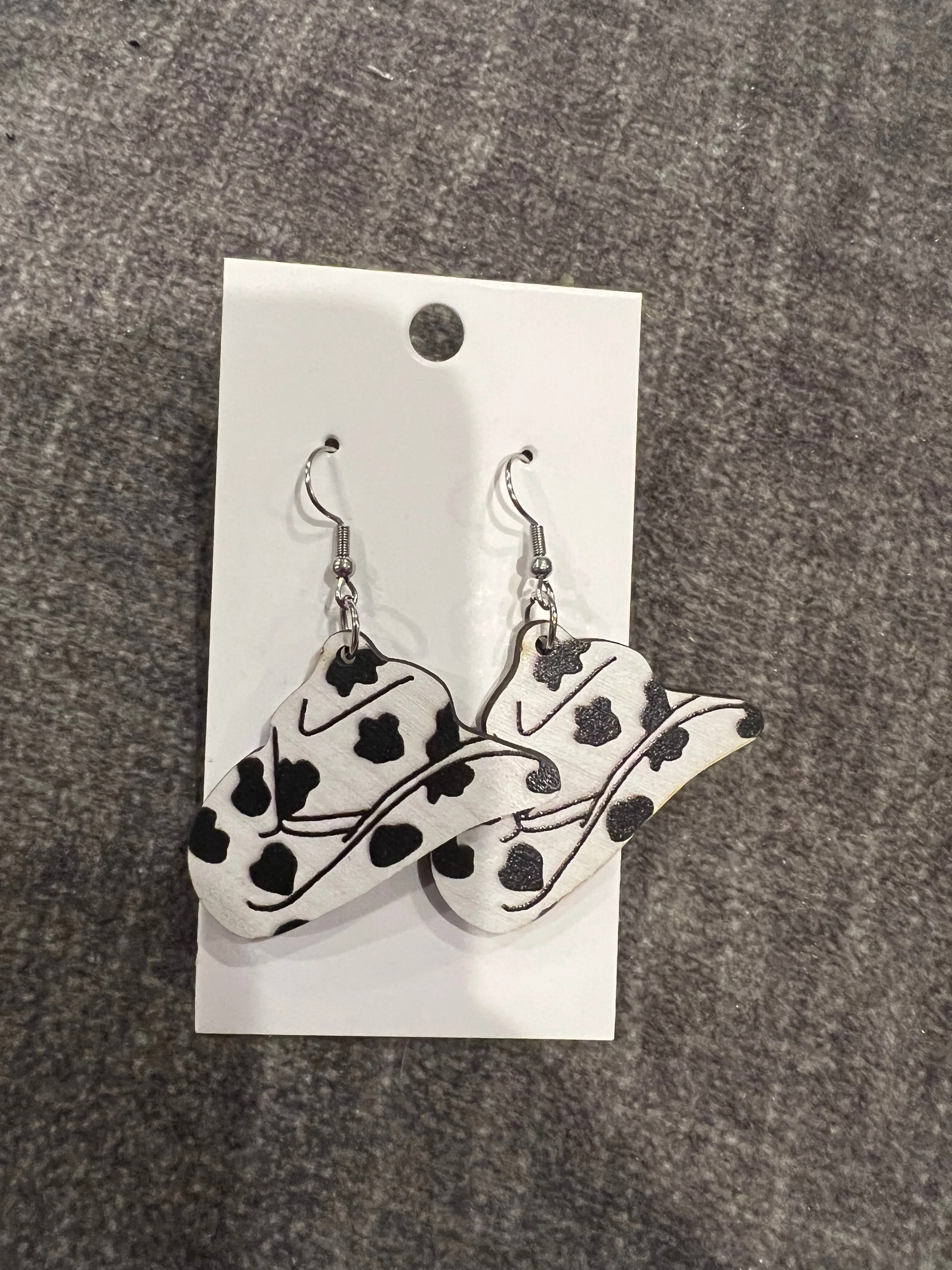 Cow Print Earrings