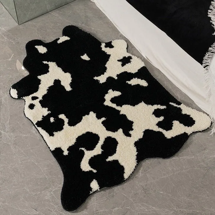 Cow Shaped Rug