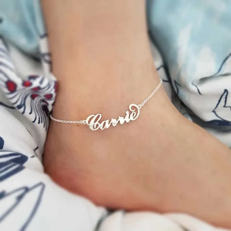 Custom Name Anklet-Christmas gifts