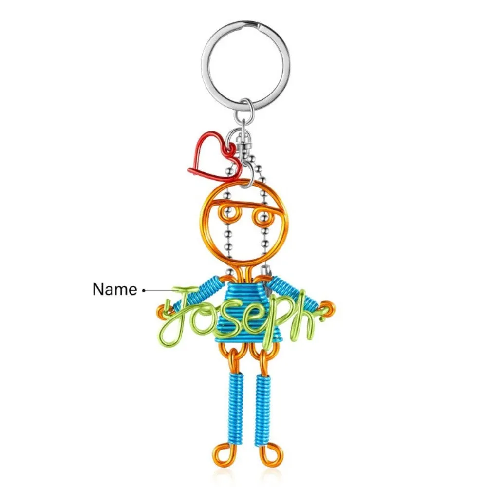 Customized Nameplate Boy Girl Keychain