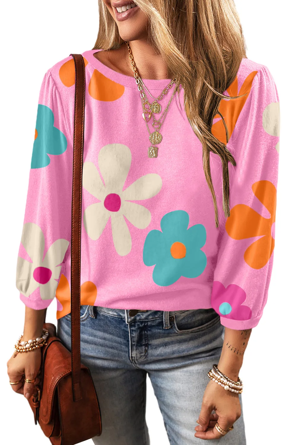 Cute Flower Bracelet Sleeve Top