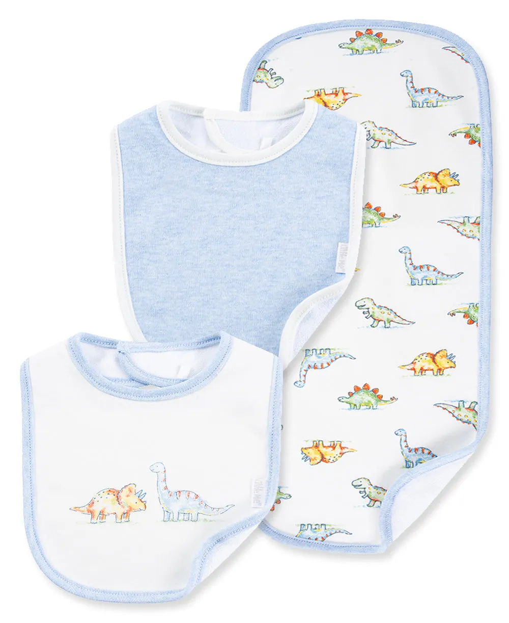 Dinomite Bib & Burp Set