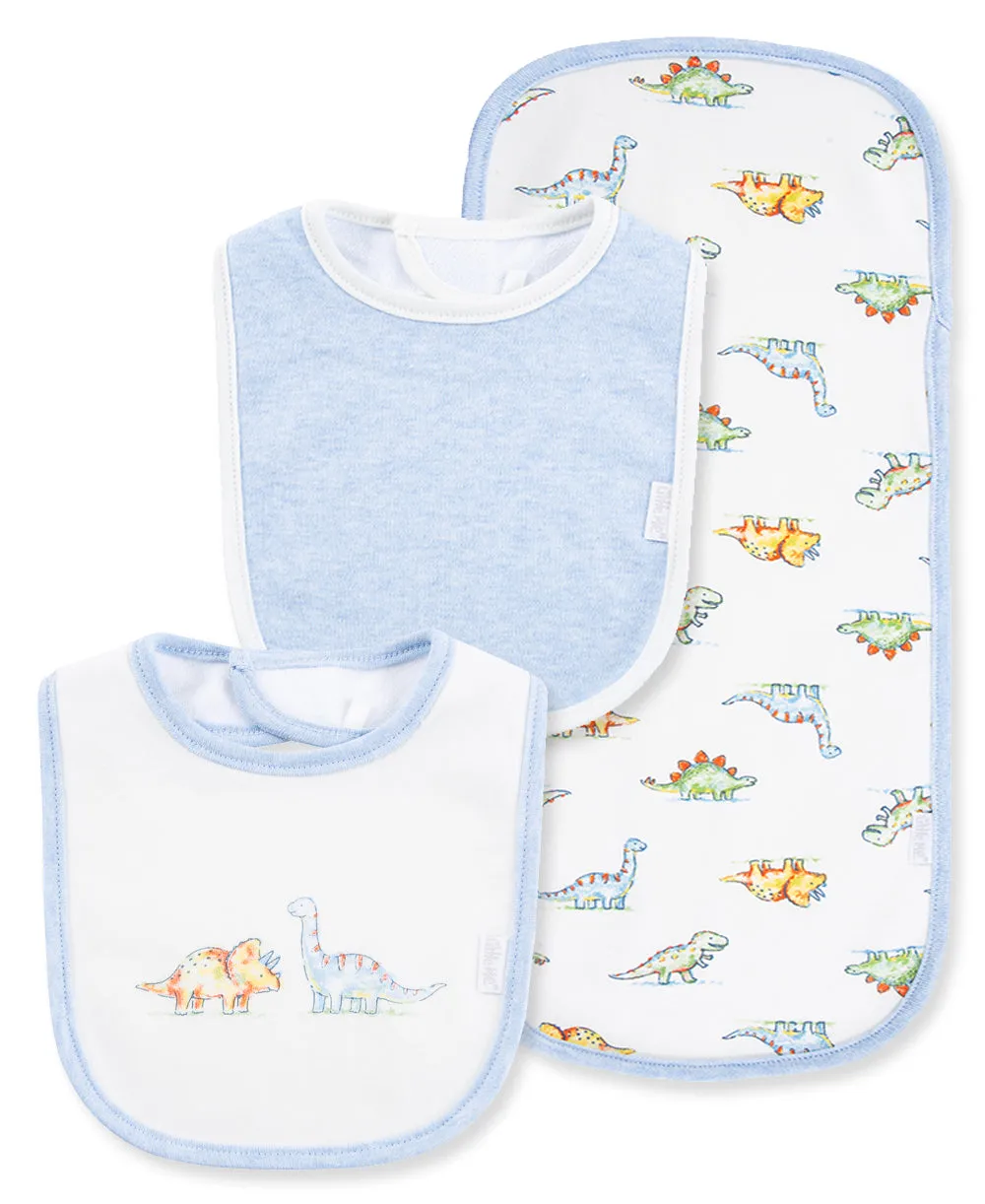 Dinomite Bib & Burp Set