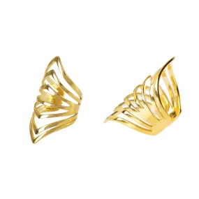 Ear Cuff Rock Oro