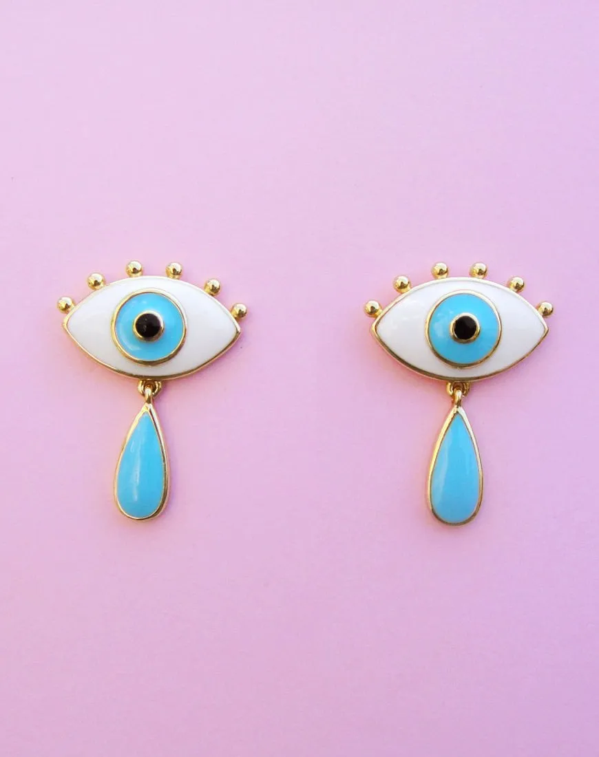 EYES CRYING EARRINGS