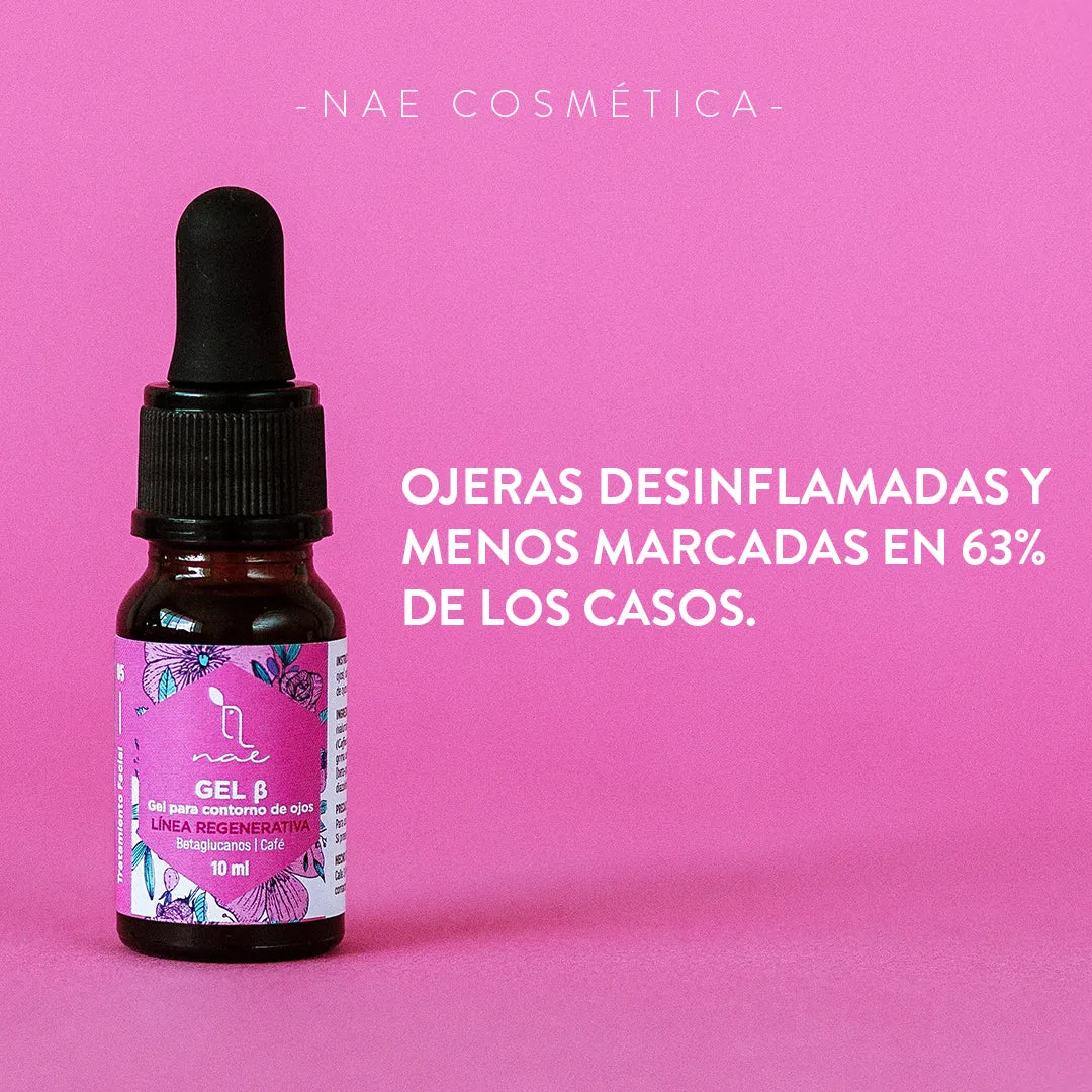 Gel β Gel para contorno de ojos Betaglucanos Café 10 ml