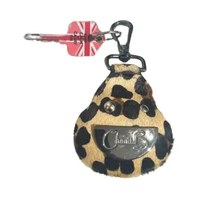 Happy Key Chain- leopard