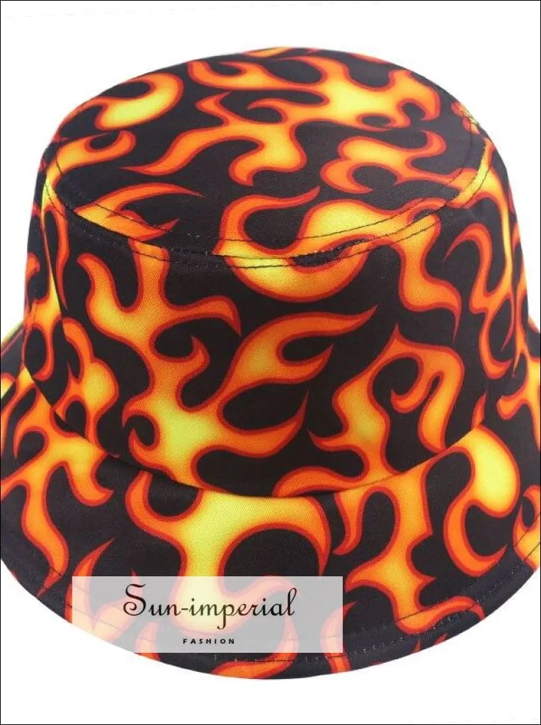 Hot Pink Paint Splash Print Reversible Black White Cow Pattern Women Bucket Hat