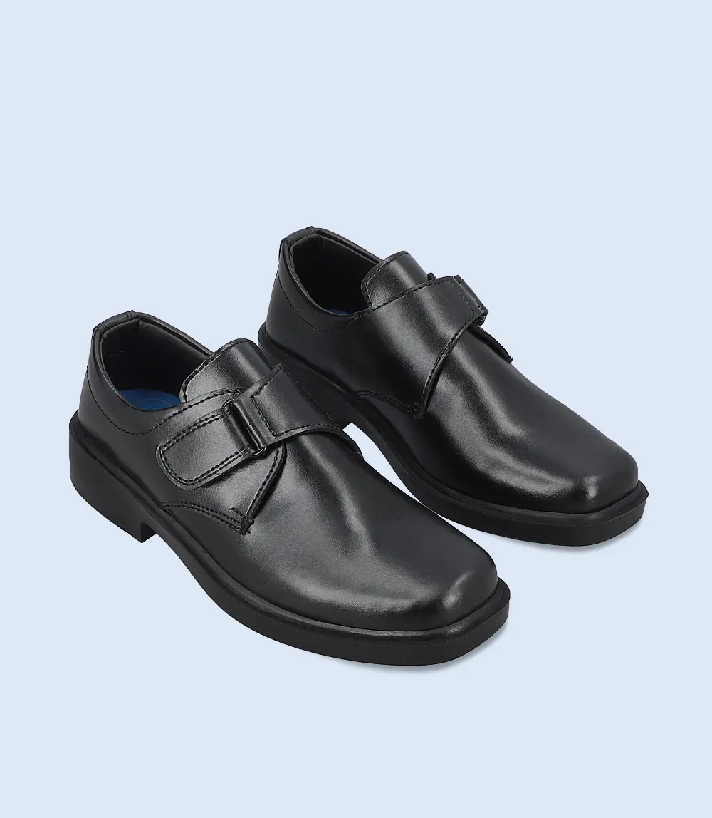 KB0148-BLACK-School Shoes For Boys