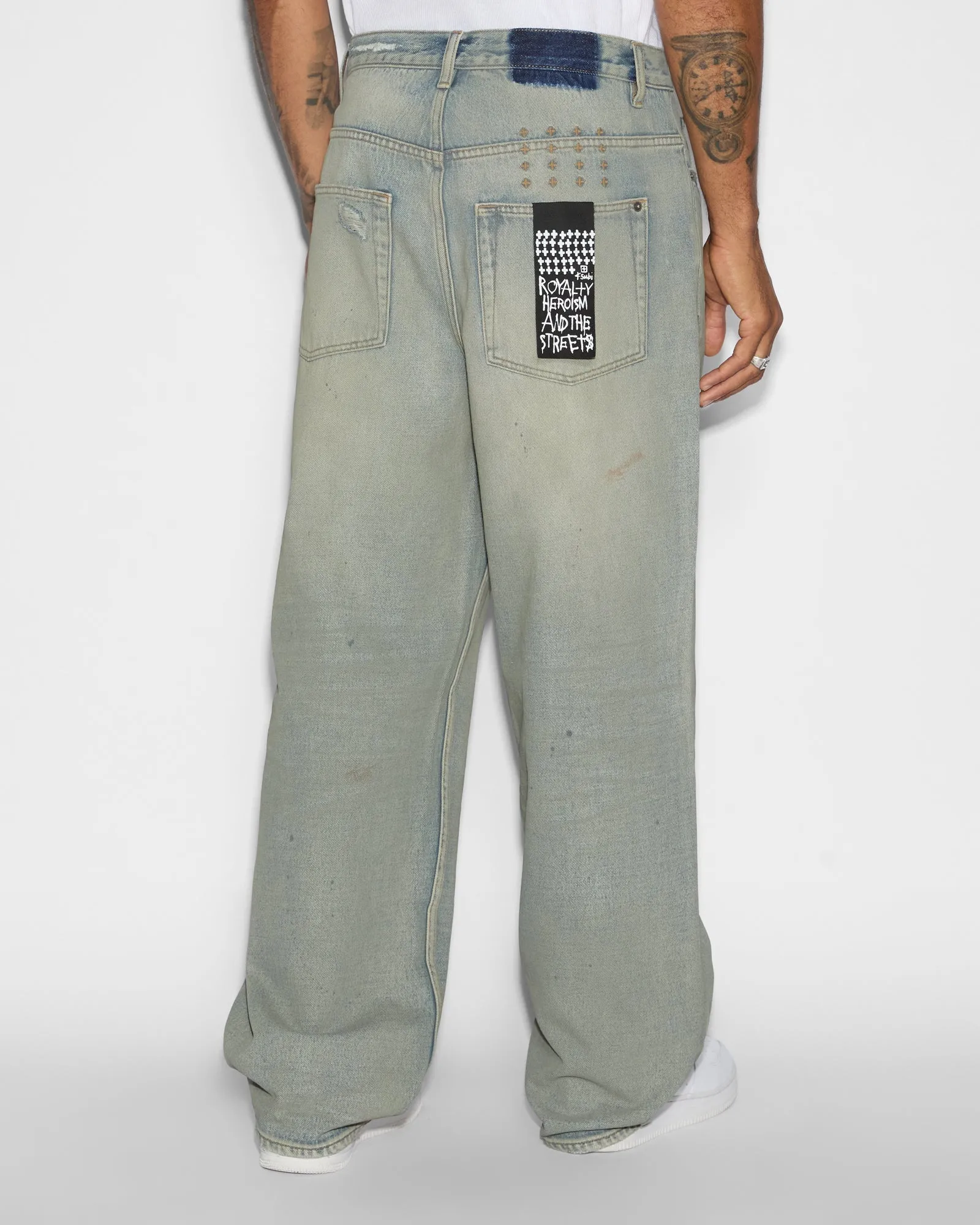 Ksubi Maxx Mechanik Baggy Jeans - Denim