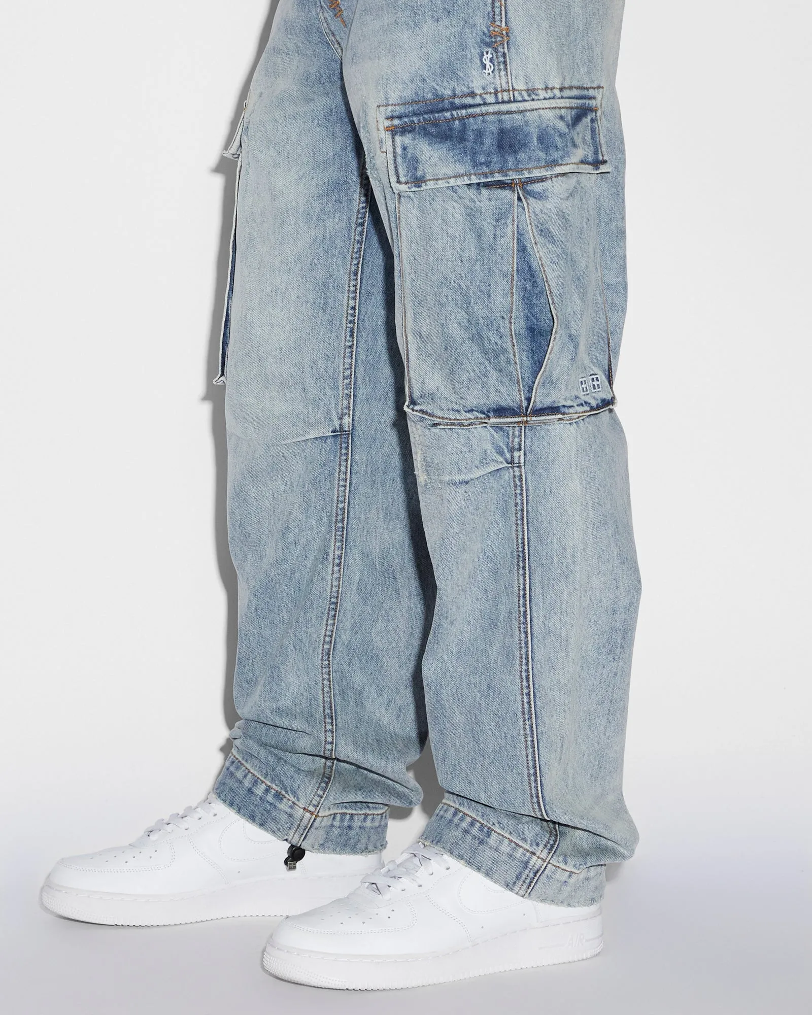 Ksubi Riot Cargo Pant Dynamo - Denim