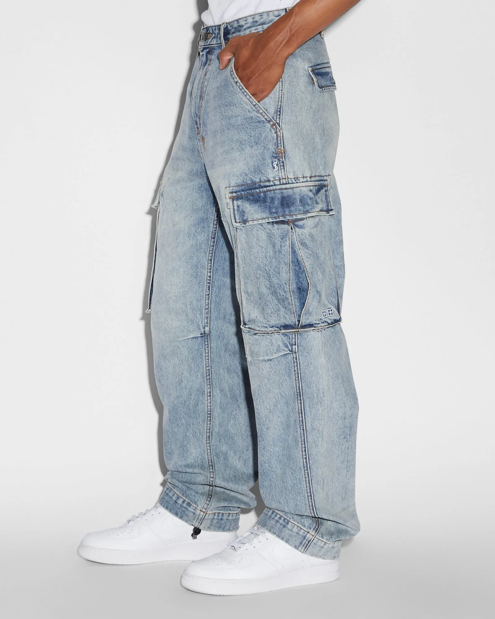 Ksubi Riot Cargo Pant Dynamo - Denim