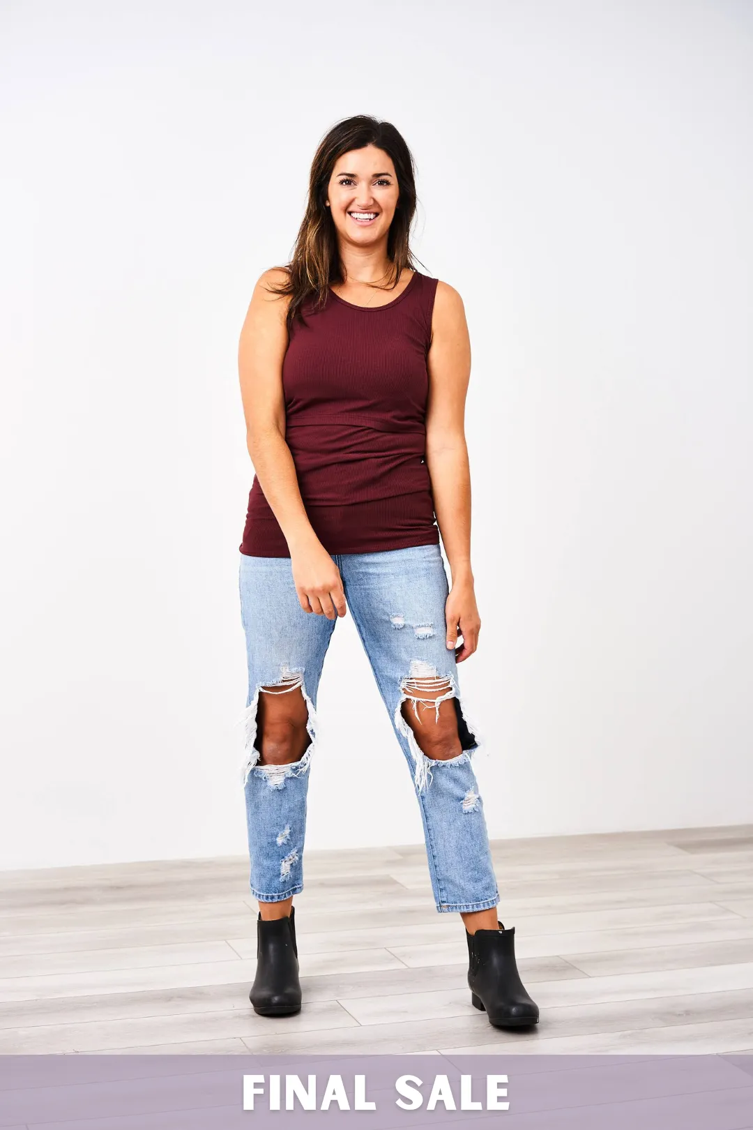 Latched Mama Ribbed Nursing Tank - Final Sale