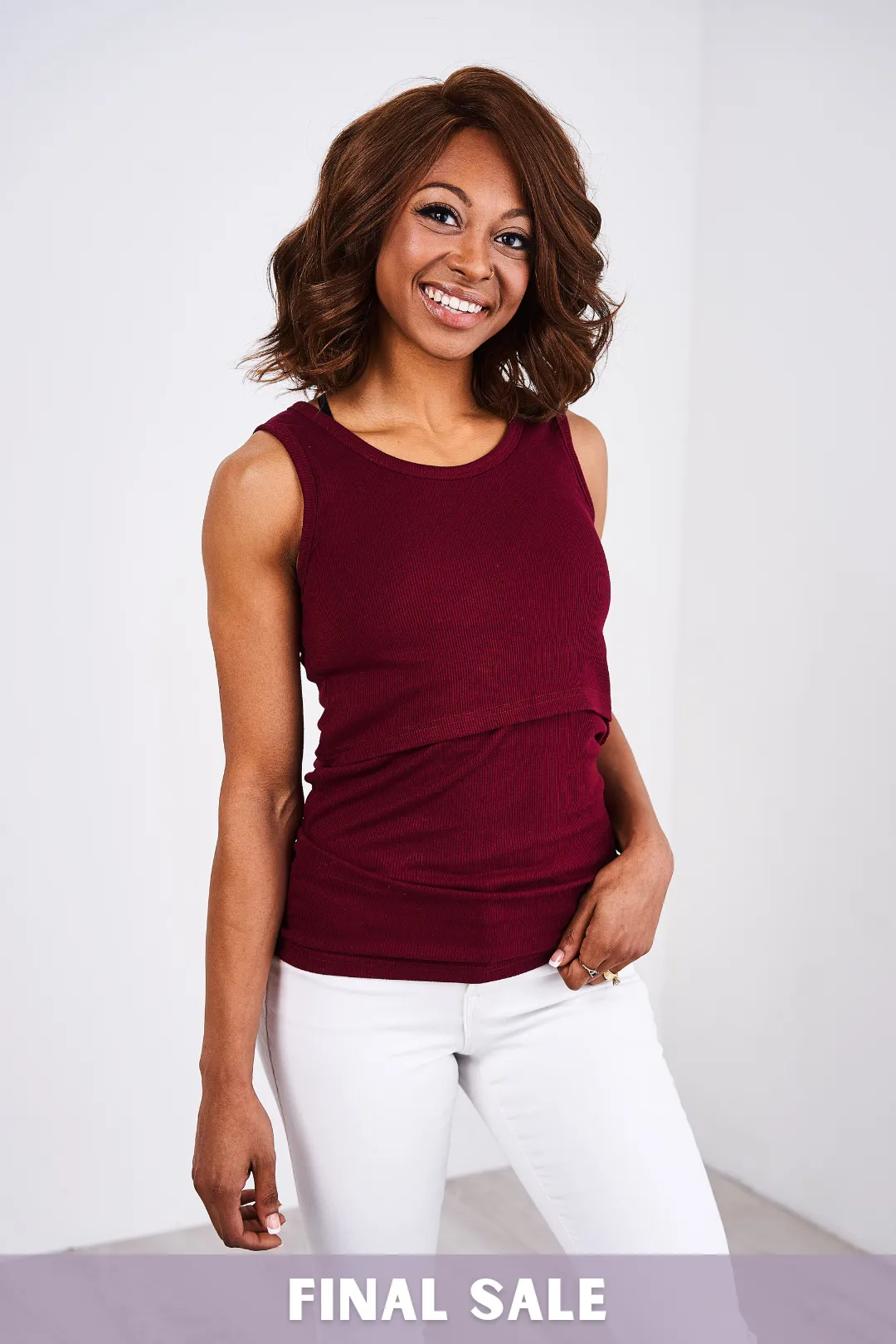 Latched Mama Ribbed Nursing Tank - Final Sale