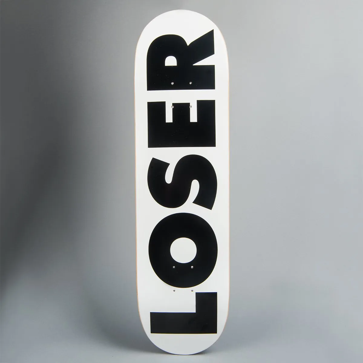 Loser White w/ Black Skateboard 8.5