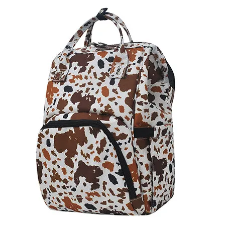 Mocha Cow NGIL Diaper Bag/Travel Backpack