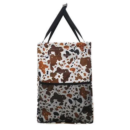 Mocha Cow NGIL Mega Shopping Utility Tote Bag