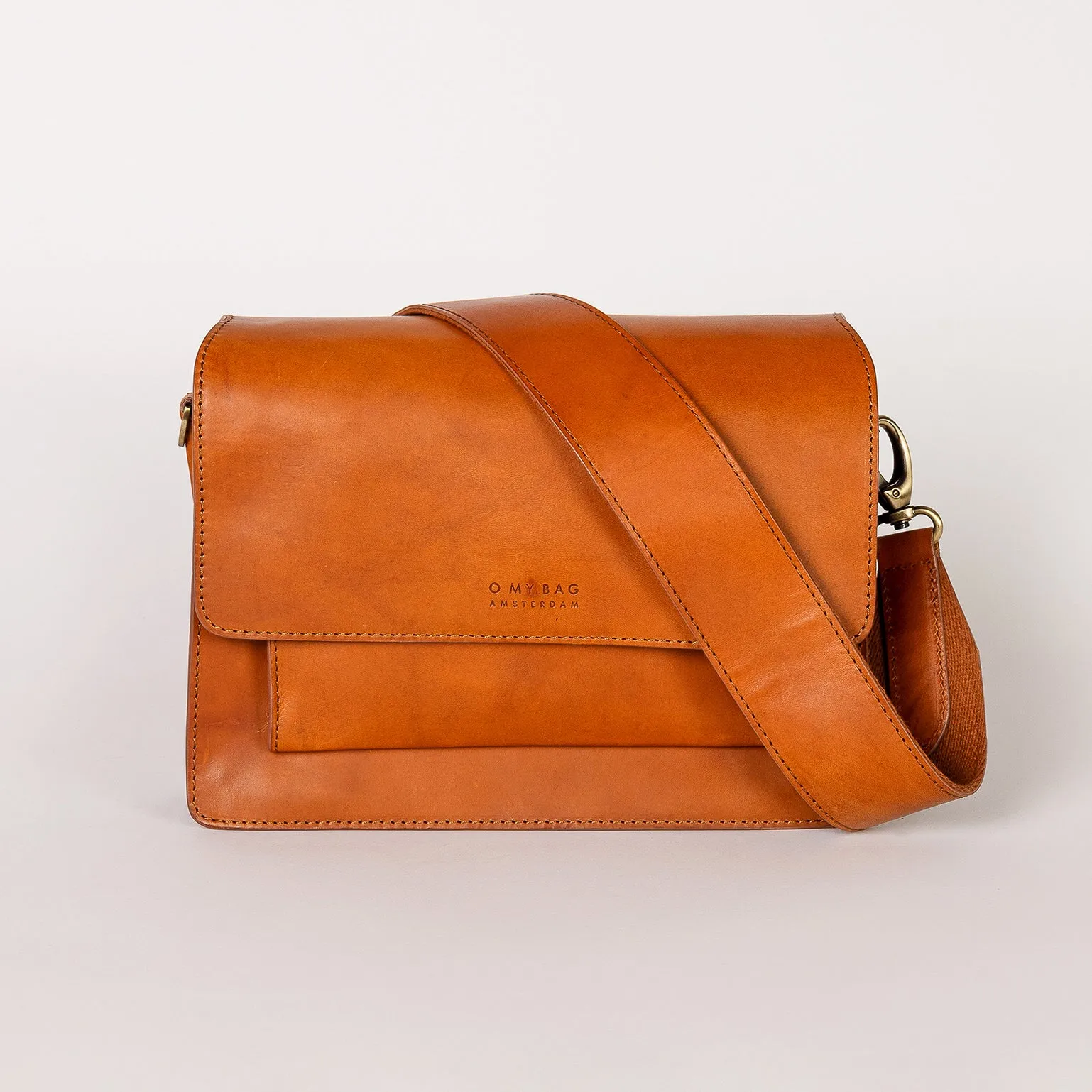 O My Bag HARPER handvska i lder - Cognac