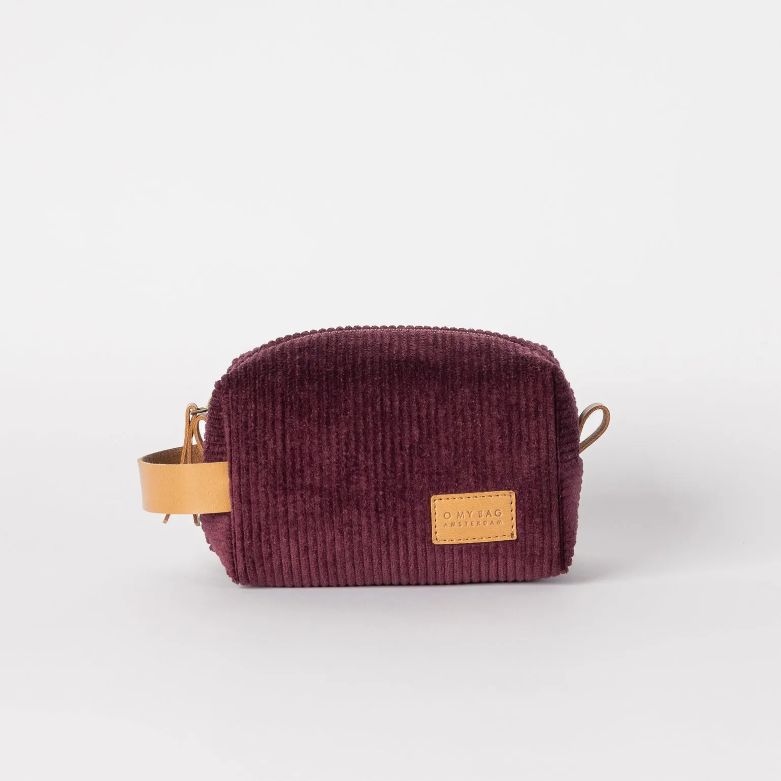 O My Bag TED necessr Liten - Burgundy Corduroy