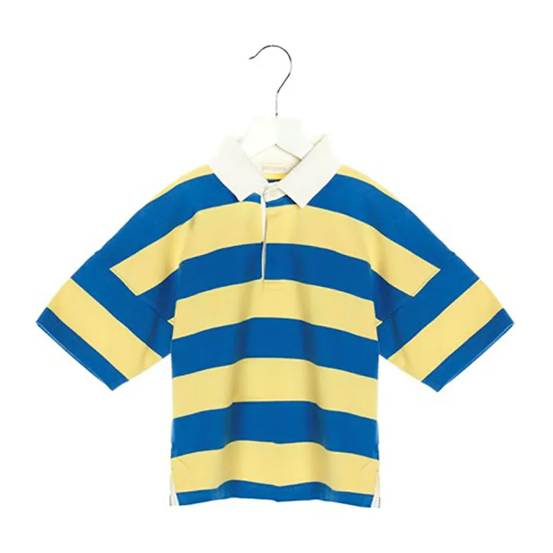 PALM ANGELS Striped Polo Shirt