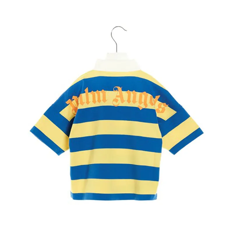 PALM ANGELS Striped Polo Shirt