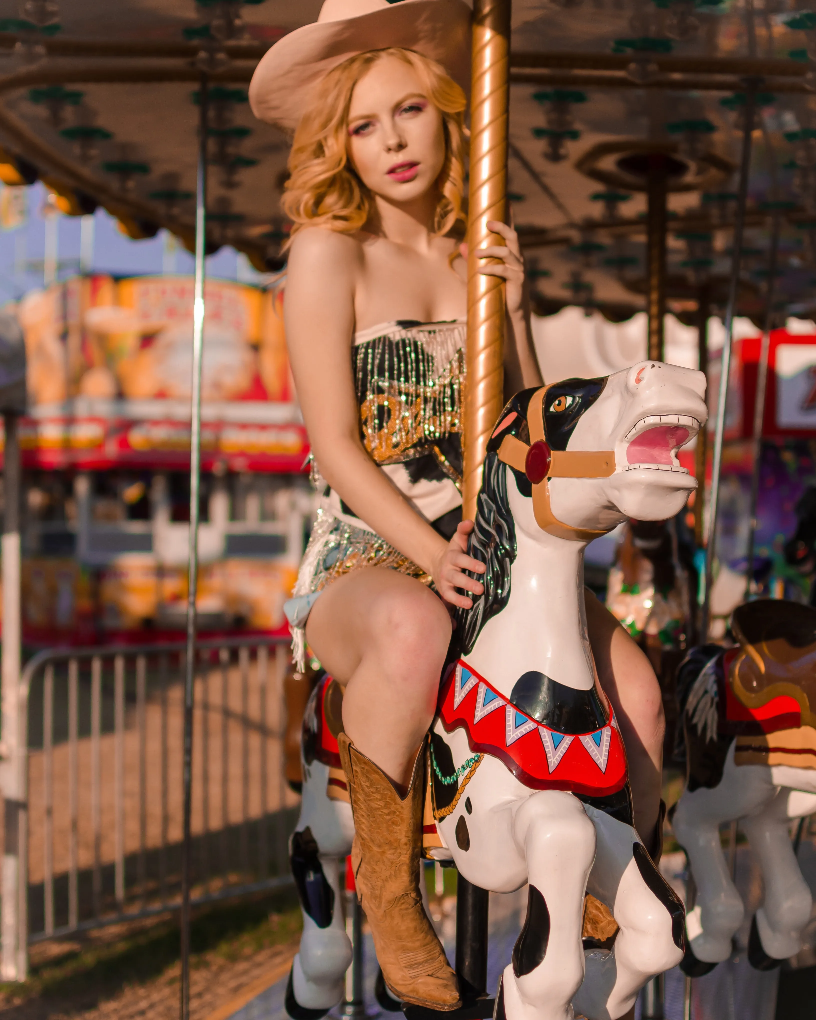 'Palm Springs' Cow Print Crop Bandana Top