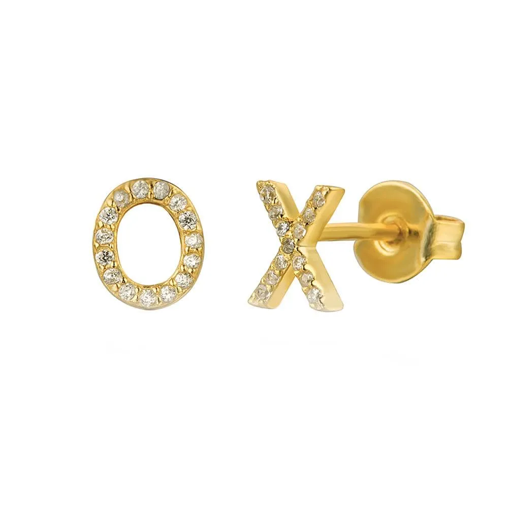 Pendientes XO Oro