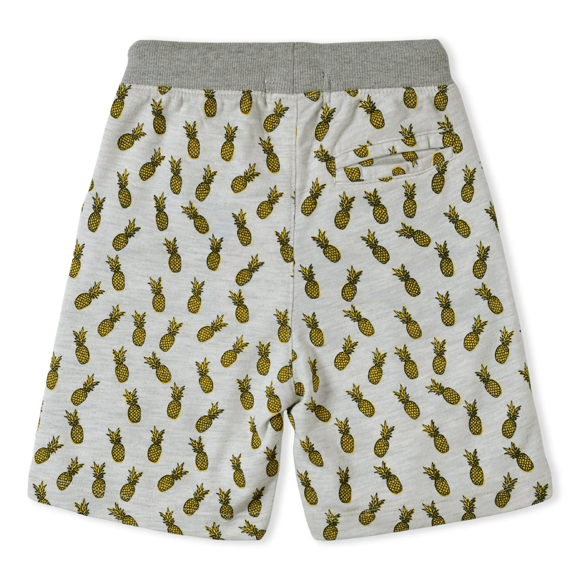 Pineapple Printed Knit Shorts