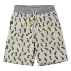 Pineapple Printed Knit Shorts