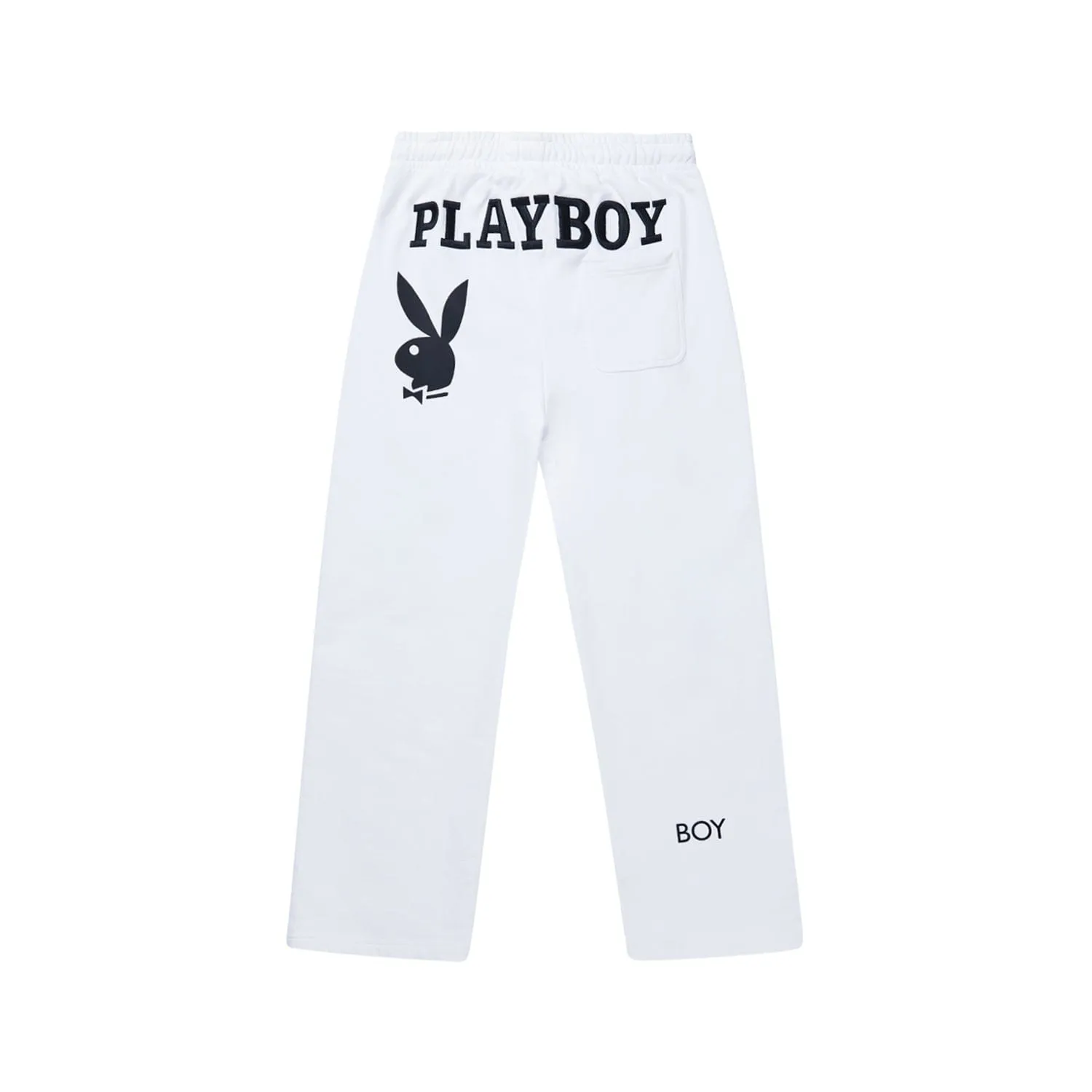 PLAYBOY X BOY BOLD BUNNY JOGGERS - WHITE