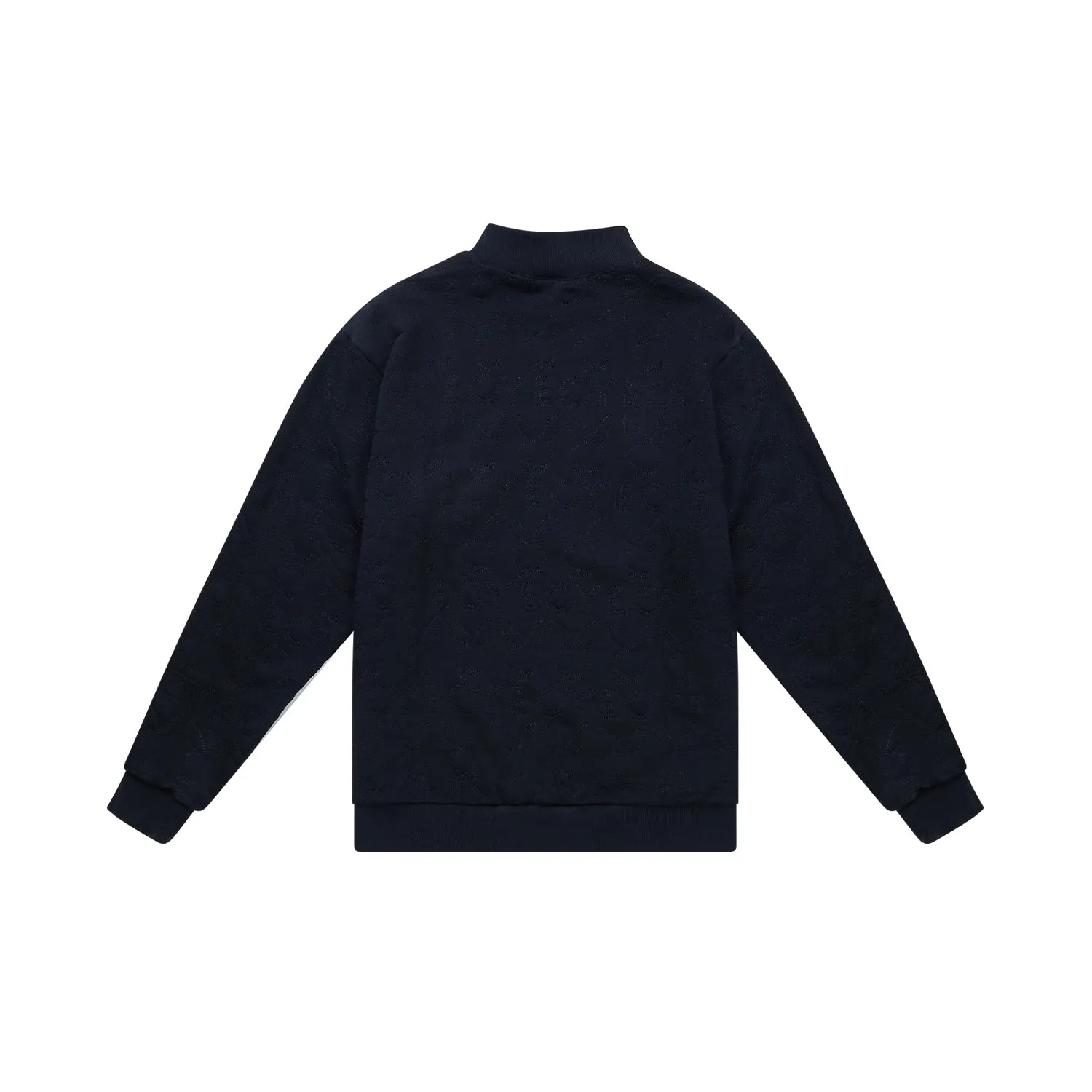 PLAYBOY X BOY QUILTED MOCK NECK SWEATSHIRT - BLACK