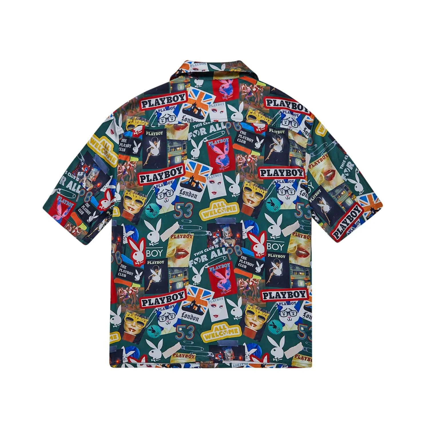 PLAYBOY X BOY SCRAPBOOK RESORT SHIRT - MULTI