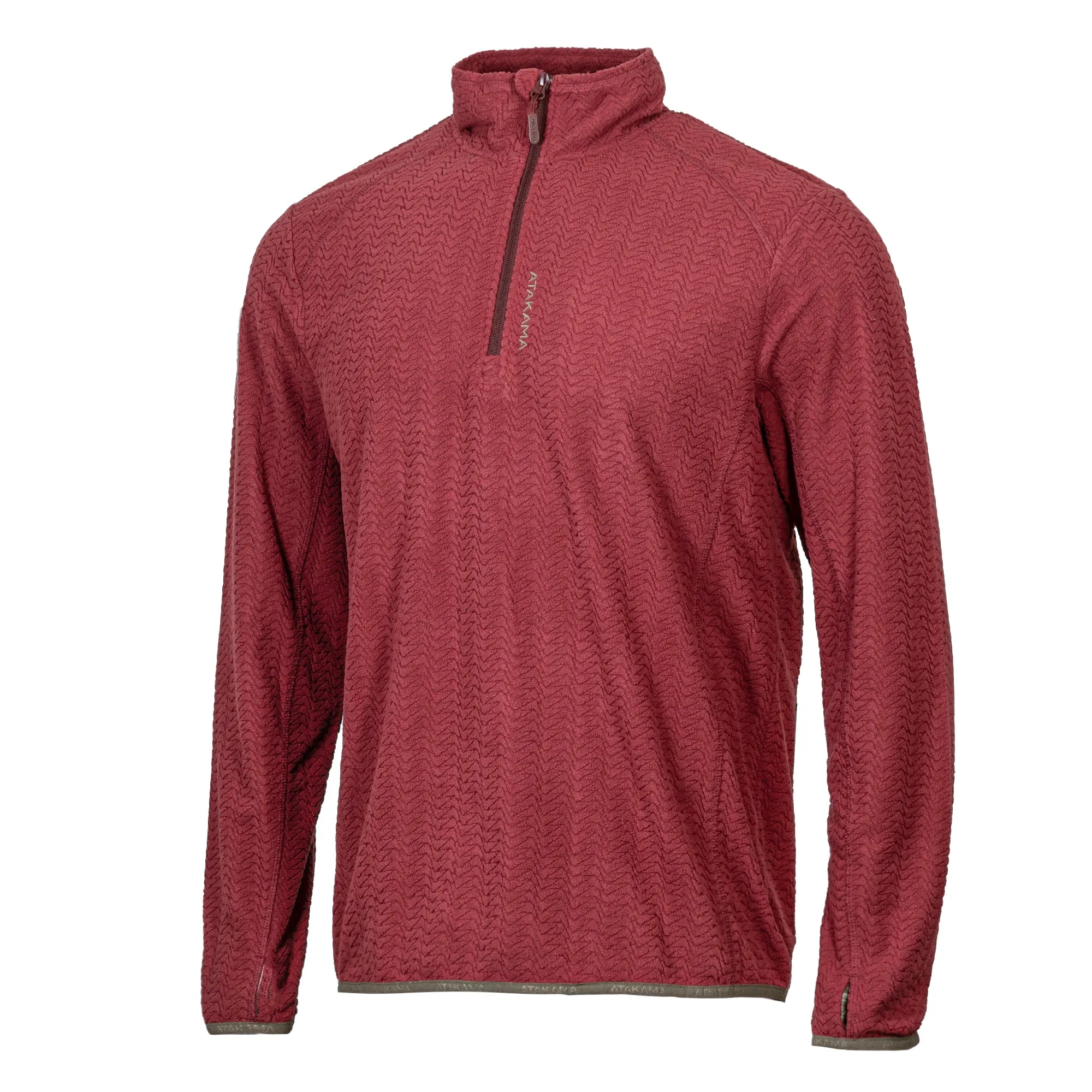 Polar fleece ultraligero 1/4-Zip hombre Volca