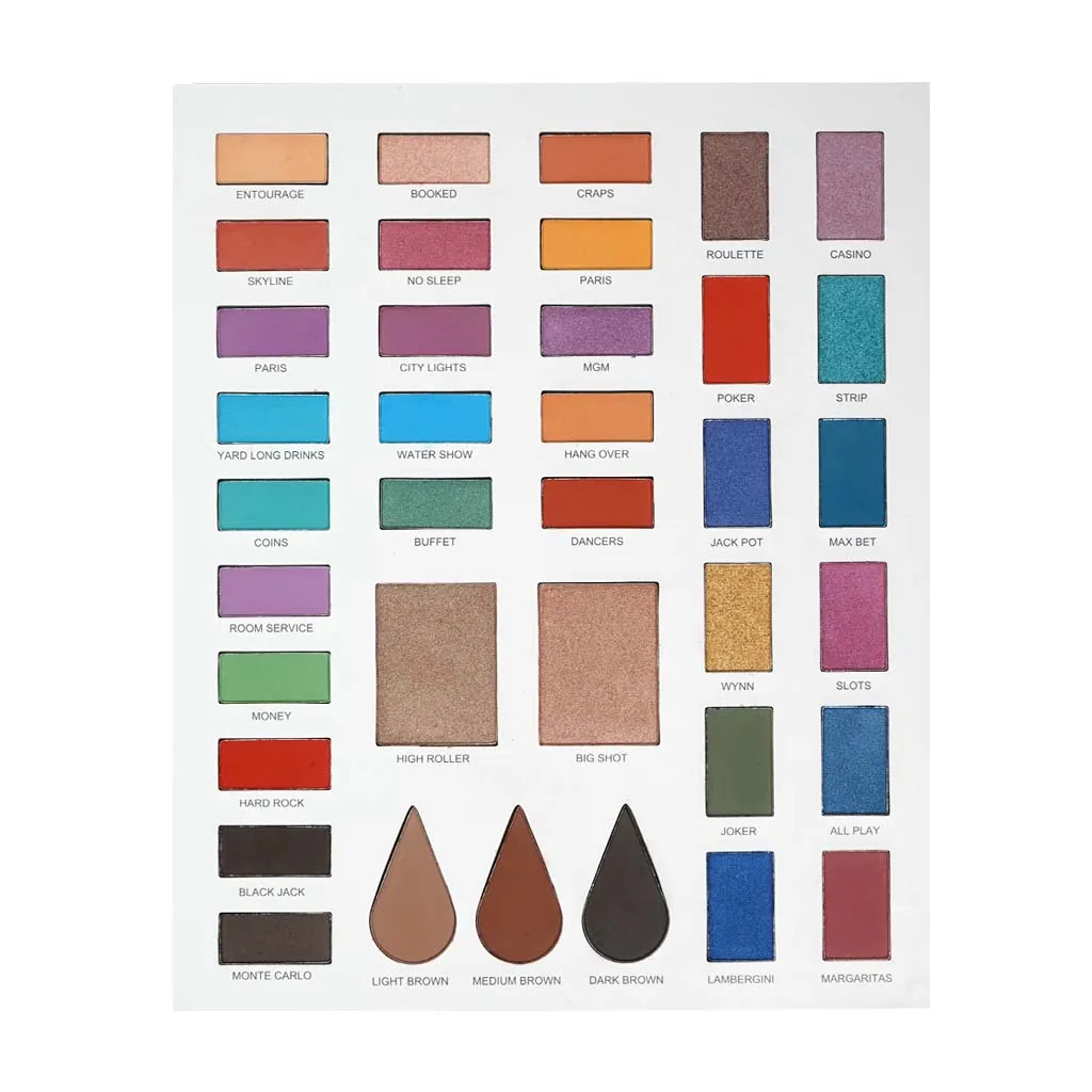 PROLUX Las Vegas 37 Color Eyeshadow Palette