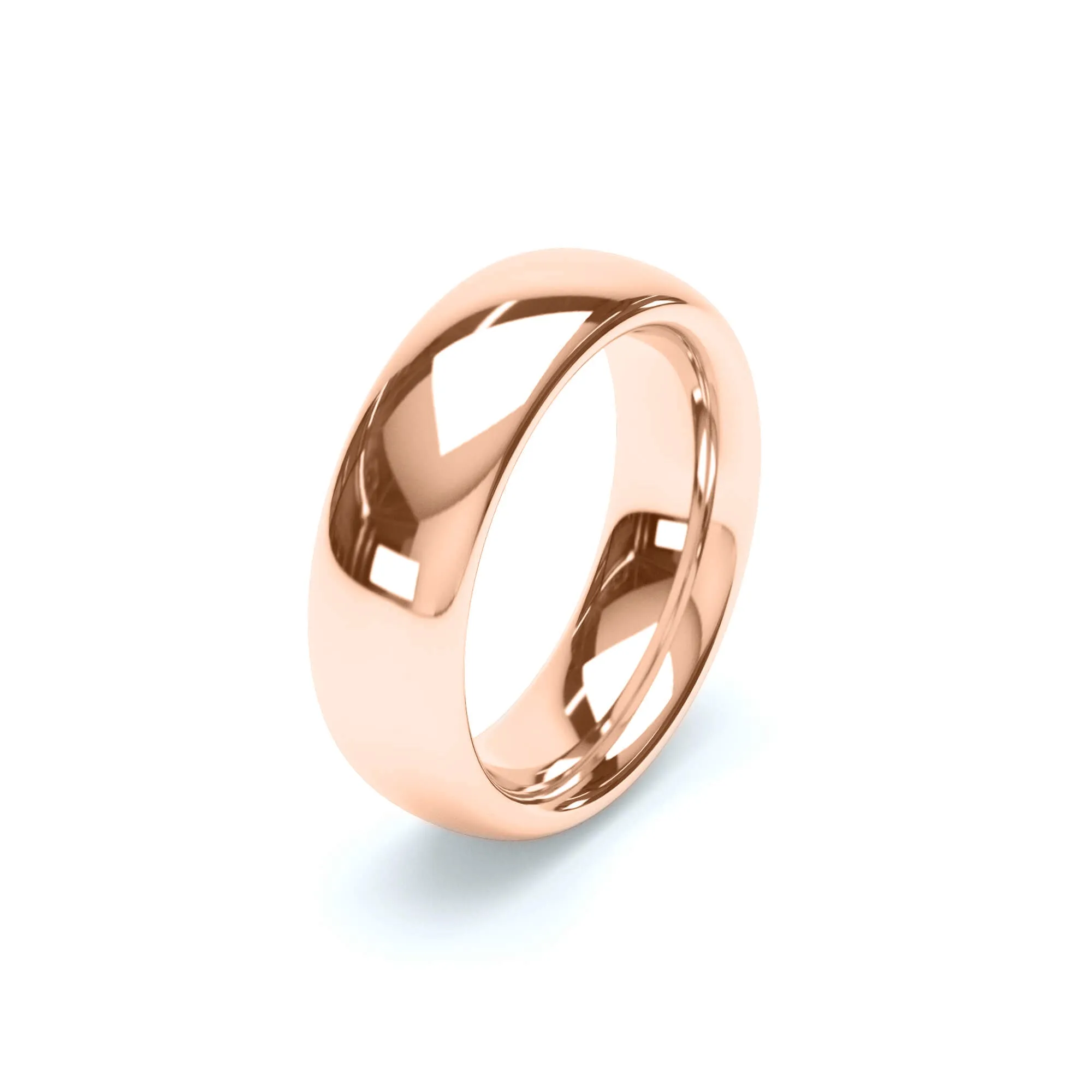 - Regular Court Profile Wedding Ring 9k Rose Gold