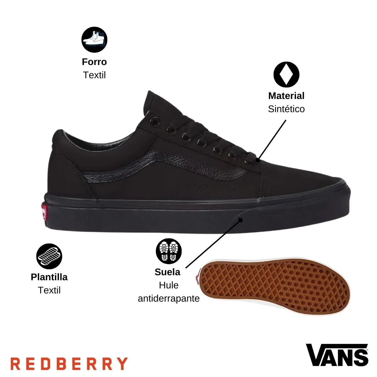 Tenis  Vans Hombre N000D3HBKA